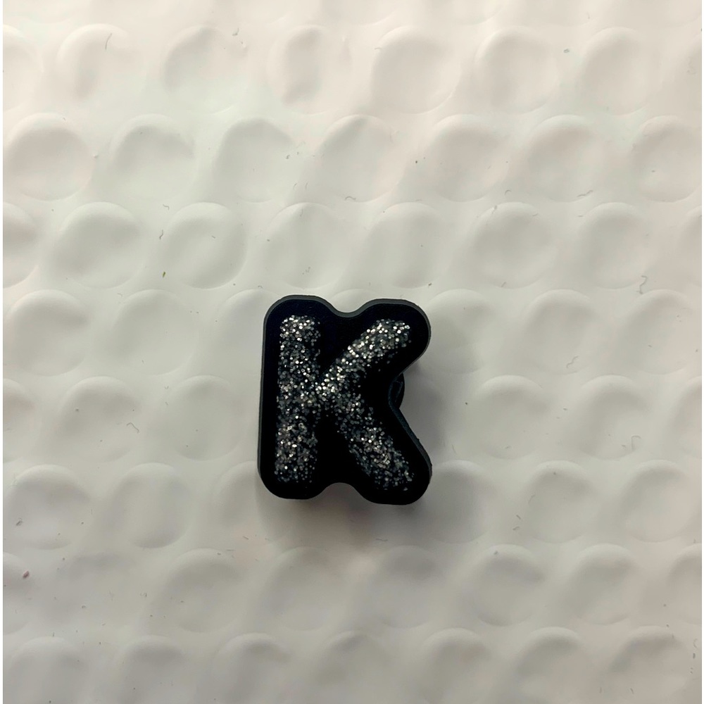 Letter K Croc Charm